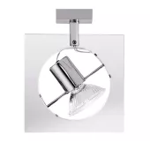 Fabbian Светильник настенно-потолочный Aster Maxi 1х100W/E27 PAR прозрач стекло, блест хром