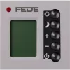 Терморегулятор для тёплого пола программируемый Fede Marco, chrome/черный