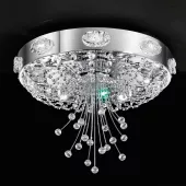 IDL Dolce Vita светильник потолочный Elegance, прозрачное муранское стекло, кристаллы Swarovski, диа
