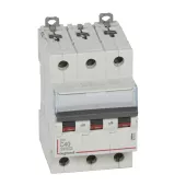 Автоматический выключатель Legrand DX3, 3 полюса, 40A, тип C, 10kA