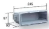 Sarlam коробка монтажная для Kalank 93x87x300 мм, термопластик