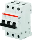 Автоматический выключатель ABB S200, 3 полюса, 1,6A, тип D, 6kA
