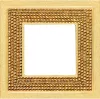Рамка Fede Crystal de luxe Art на 1 пост, bright gold
