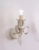 Euro lamp art светильник настенный Fiocchi, 20смх11смх11см, 3хE14 max 60W, металл цвета 3608 Matilde Verde