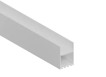 Накладной/подвесной алюминиевый профиль, 50х73,5х2000. Цвет: Белый матовый, RAL9003,серия:DN8HF