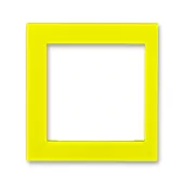 ABB Levit жёлтый Накладка на рамку 55х55 внешняя