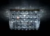 Donolux Светильник встраиваемый декор. золото crystal, D 75х75 H 65 мм, галог. лампа MR16 GU5,3.max
