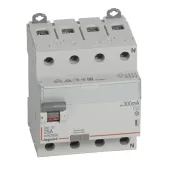 Устройство защитного отключения (УЗО) Legrand DX3, 4 полюса, 25A, 300 mA, тип AC, электро-механическое, ширина 4 DIN-модуля