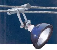 Oligo вращающийся светильник на шину YPS, 12V / GU 5,3 / QR-CBC 51 max. 50W  Silber matt