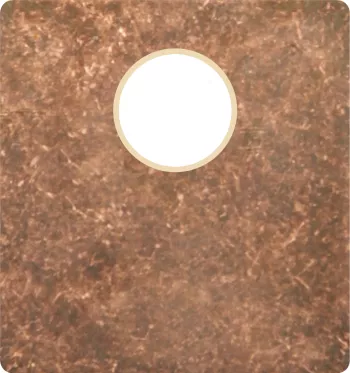 FEDE  Монтажная плата для механизмов с одним коннектором, цвет rustic copper,беж