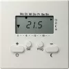 Терморегулятор для тёплого пола программируемый Gira S-Color, белый