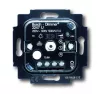 Светорегулятор поворотно-нажимной ABB Impuls для ламп накаливания 230в и обмоточных трансформаторов 12в, без нейтрали, серебристо-алюминиевый