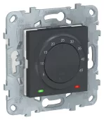 Терморегулятор для тёплого пола Schneider Electric Unica New, антрацит