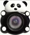 Donolux BABY светильник встраиваемый гипсовый, панда, цвет черно-белый, диам 11 см, выс 8,5 см, 1xMR
