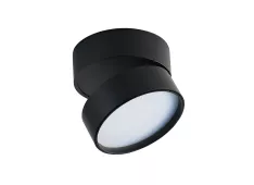 Donolux LED Bloom св-к накладной поворотный, 12Вт, D120хH82мм, 1051Лм, 120°, 3000К, IP20, Ra >90 чер