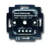 Светорегулятор поворотно-нажимной ABB Династия для люминесцентных ламп с управляемым эпра, без нейтрали, античная латунь