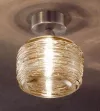 DAMASCO FA P точечный светильник потолочный, темно желтое стекло, никель, 1*60W G9, Vistosi