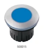 Sarlam светильник встраиваемый светодиодный Kalank Mini LED диам. 58 мм, сплав Zamak серый, поликарбонатный рассеиватель, 7LED янтарный 0,7W, прямой/непрямой свет