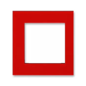 ABB Levit красный Сменная панель внешняя на многопостовую рамку