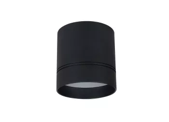 Donolux Светодиодный светильник, накладной. АС100-240В  9W, 3000K, 700 LM, 60°. Цвет-черный, D108 H1
