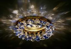Точечный светильник Crystal Sky Donolux золото crystal/med sapph