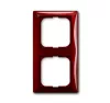 Abb BJB Рамка 2-постовая, серия Basic 55, цвет foyer-red