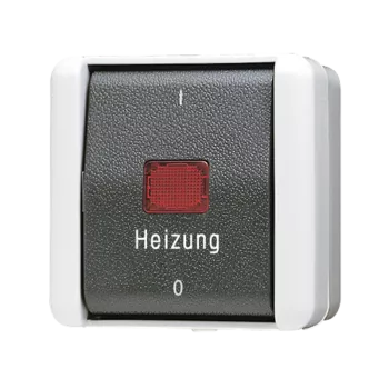 Аварийный выключатель для систем отопления; для накладного монтажа 802HW Jung