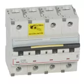 Автоматический выключатель Legrand DX3, 4 полюса, 100A, тип C, 16kA