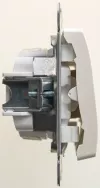 Выключатель трехклавишный Schneider Electric Glossa, на клеммах, перламутр