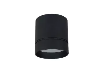 Donolux Светодиодный светильник, накладной. АС100-240В  7W, 3000K, 613 LM, 60°. Цвет-черный, D87 H88