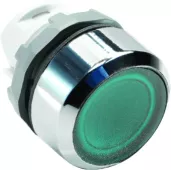 Abb COS  Кнопка MP2-21G зеленая (только корпус) с фиксацией с подсветкой