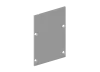 Боковая заглушка для профиля L18516 Цвет:Анодированное серебо