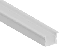 Встраиваемый алюминиевый профиль 23х14,5х2000 мм. Цвет: Белый. RAL9003