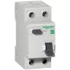 Автоматический выключатель дифференциального тока (АВДТ) Schneider Electric Easy9, 25A, 30mA, тип AC, кривая отключения C, 2 полюса, 4,5kA, электронного типа, ширина 2 модуля DIN