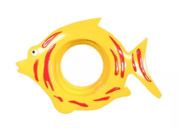 Donolux BABY светильник встраиваемый гипсовый, рыбка, цвет желтый, диам 16,1 см, выс 8 см, 1xMR16/GU
