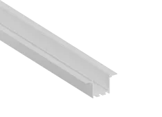 Встраиваемый алюминиевый профиль под шпаклевку 39,8х74,8х2000 мм. Цвет: Белый, RAL9003