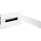 Пластиковый щиток на 18 модулей Legrand Practibox S для встраиваемого монтажа в твёрдые стены, цвет двери белый