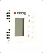 Терморегулятор для тёплого пола программируемый Fede, белый