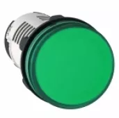 Сигнальная лампа со светодиодом 230В зеленая
