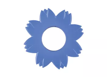 Donolux BABY светильник встраиваемый гипсовый, цветок, цвет фиолетовый, диам 12,5 см, выс 8,5 см, 1x