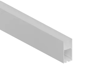 Накладной/подвесной алюминиевый профиль, 32х71,5х2000. Цвет: Белый. RAL9003