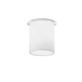 Fabbian Светильник встроенный Mono 1х 40W/E14 белое стекло