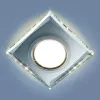 Elstandard Встраиваемый точечный светильник со светодиодной подсветкой 2230 MR16 SL зеркальный/сереб