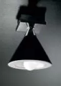 LineaLight Светильник направленного света Conika, плафон керамический черный, корпус черный из металла и керамики, 15х15x19см, 1XE14 40W