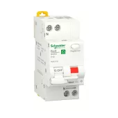 Автоматический выключатель дифференциального тока (АВДТ) Schneider Electric Resi9, 10A, 10mA, тип A, кривая отключения C, 2 полюса, 6kA, электро-механического типа, ширина 2 модуля DIN