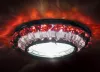 Donolux Светильник встраиваемый декор. хром crystal/red, D 90 H 55мм, галог. лампа MR16 GU5,3.max 5