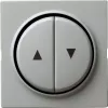 Выключатель жалюзи кнопочный Gira S-Color, на клеммах, серый
