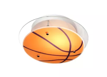 Donolux BABY настенно-потолочный светильник, декор баскетбол, разноцветное стекло, диам 32см, выс 11