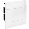 Пластиковый щиток на  6 модулей Legrand Practibox S для встраиваемого монтажа в твёрдые стены, цвет двери белый
