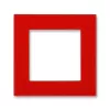 ABB Levit красный Сменная панель на рамку 1 пост